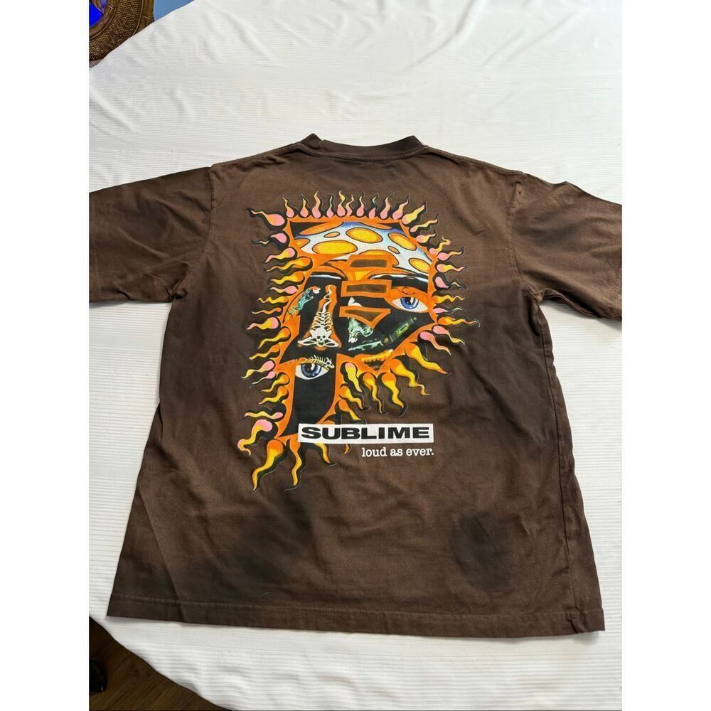 Sublime X Primitive Brown AOP T-Shirt Size Medium